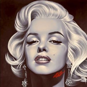 Marilyn Monroe 16x20 painting